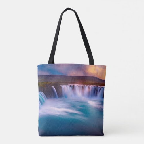 Godafoss Iceland Waterfalls Tote Bag