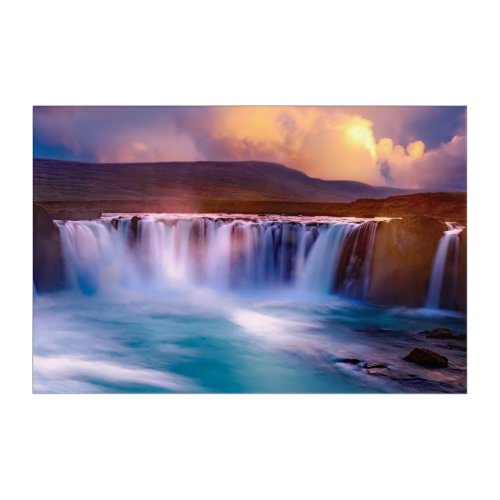 Godafoss waterfall Iceland Acrylic Print