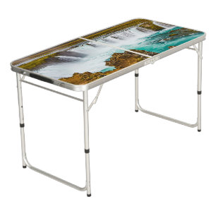 Godafoss waterfall, Iceland Beer Pong Table