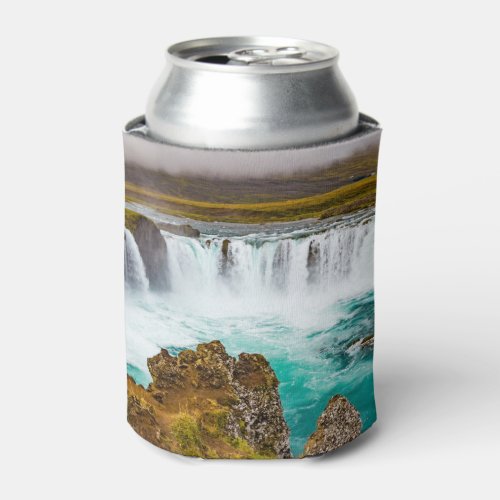 Godafoss waterfall Iceland Can Cooler