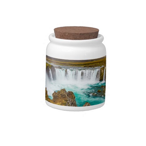 Godafoss waterfall Iceland Candy Jar