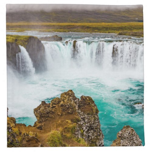 Godafoss waterfall Iceland Cloth Napkin