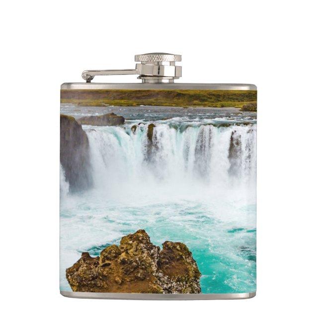 Godafoss waterfall, Iceland Flask (Front)