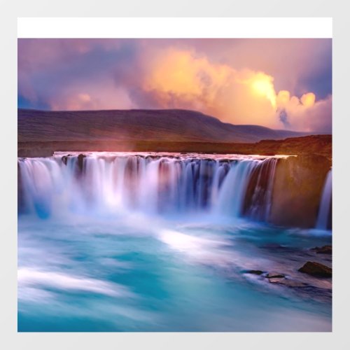 Godafoss waterfall Iceland Floor Decals