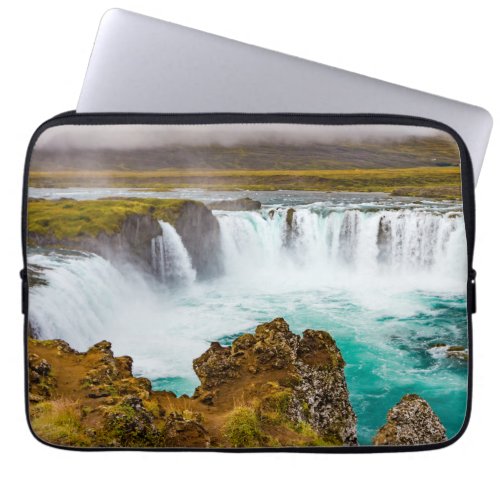 Godafoss waterfall Iceland Laptop Sleeve