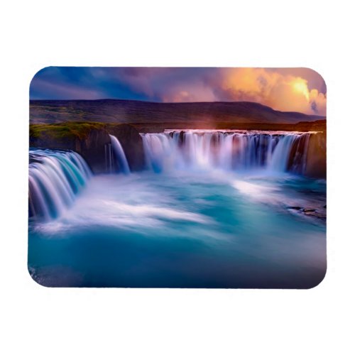 Goafoss  Waterfall Iceland Magnet