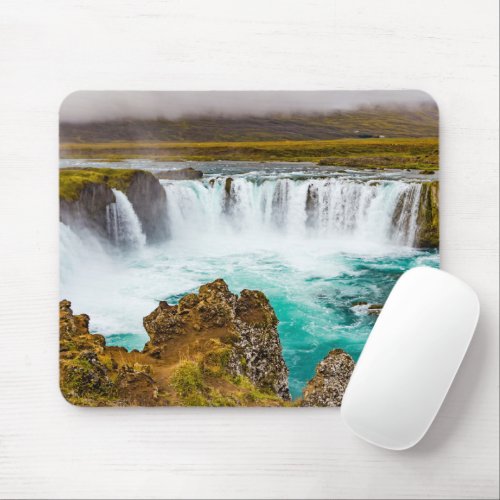 Godafoss waterfall Iceland Mouse Pad