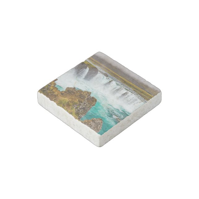Godafoss waterfall, Iceland Stone Magnet (Angled)