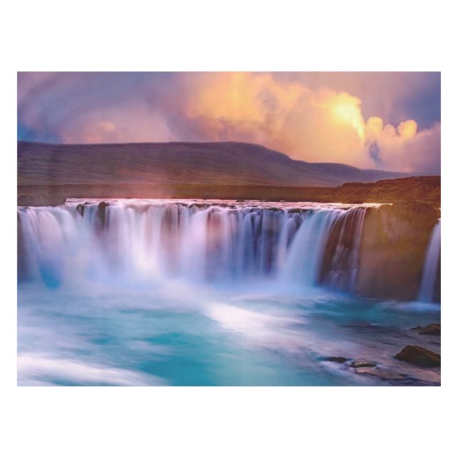Godafoss waterfall Iceland Tablecloth (Front (Horizontal))