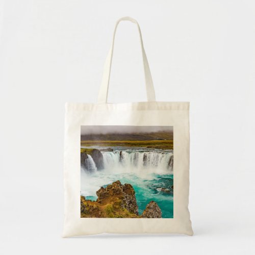Godafoss waterfall Iceland Tote Bag