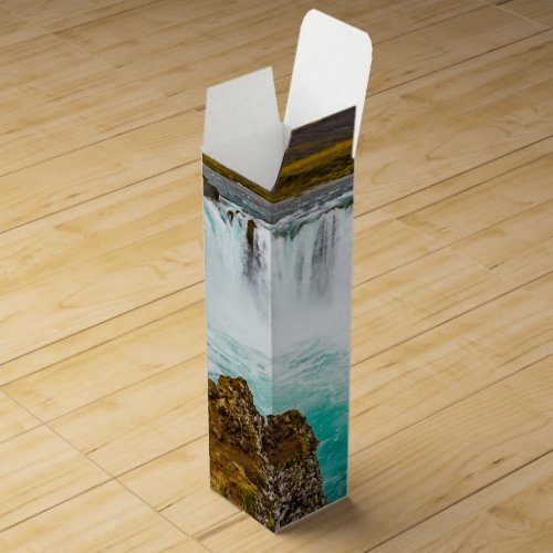 Godafoss waterfall Iceland Wine Box