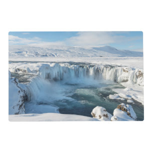 Godafoss Waterfall Landscape Placemat