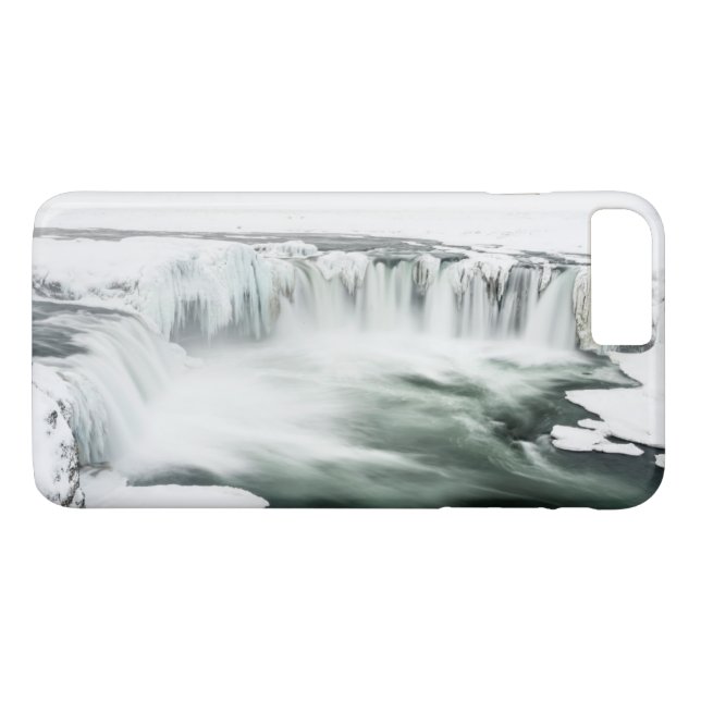 Godafoss waterfall, winter, Iceland Case-Mate iPhone Case (Back (Horizontal))
