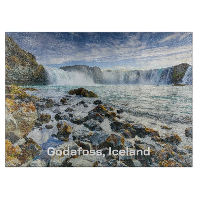 Godafoss Waterfalls, Iceland Cutting Board (Front)