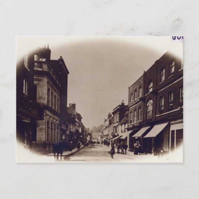 Godalming High Street, Surrey, c.1900 Postcard (Front)
