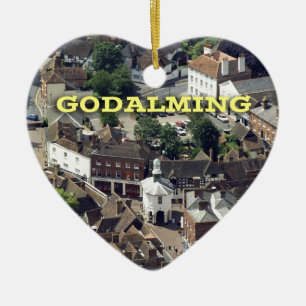 Godalming Surrey England Ceramic Ornament