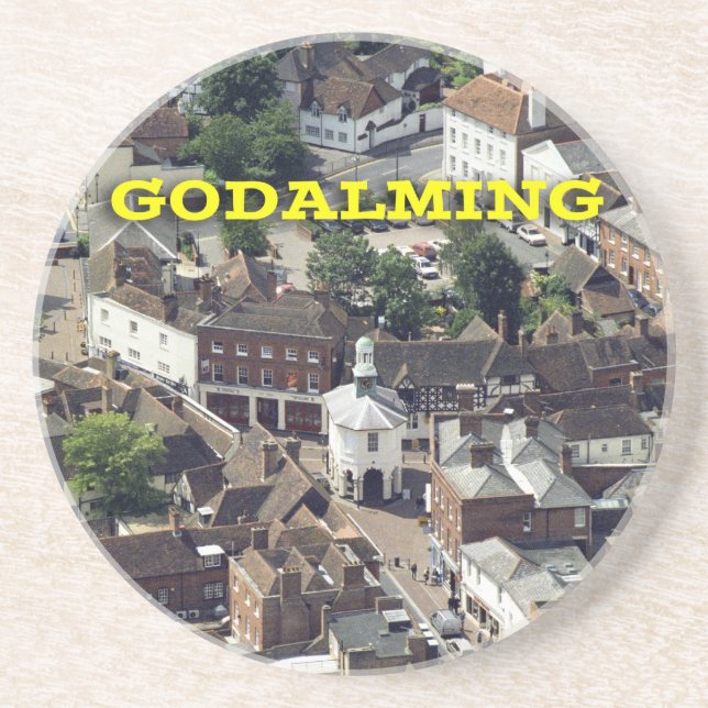 Godalming Surrey England Drink Coaster (Front)