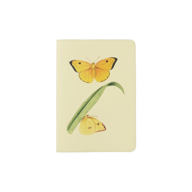 Godart's Colias Butterfly Passport Holder (Front)
