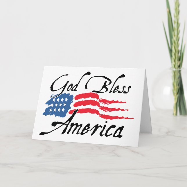 GodBlessAmerica_v2 Card (Front)