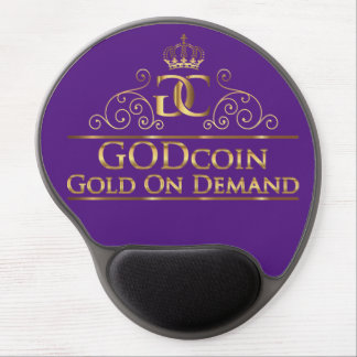 Godcoin Gold on demand Gel Mouse Pad purple