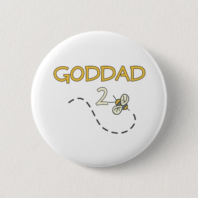 Goddad 2 Bee Button (Front)