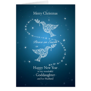 Goddaughter and Husband, Doves of Peace Christmas