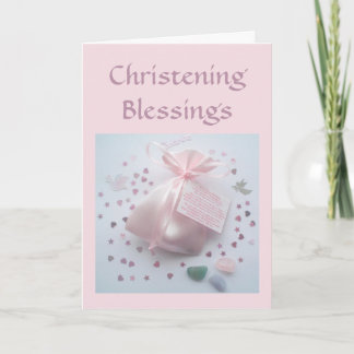 Goddaughter Christening Blessings Card