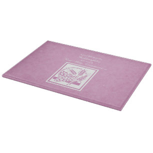 Goddaughter First Communion, Pink Cutting Board