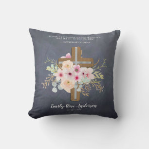 Goddaughter Gift Motivational Encouragement NAMED Throw Pillow