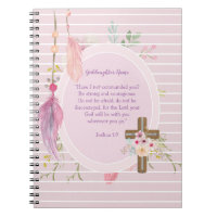 Goddaughter Gift Motivational Words Personalized Notebook