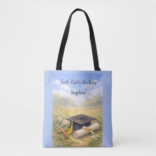 Goddaughter Graduation Personalized Christian Gift Tote Bag