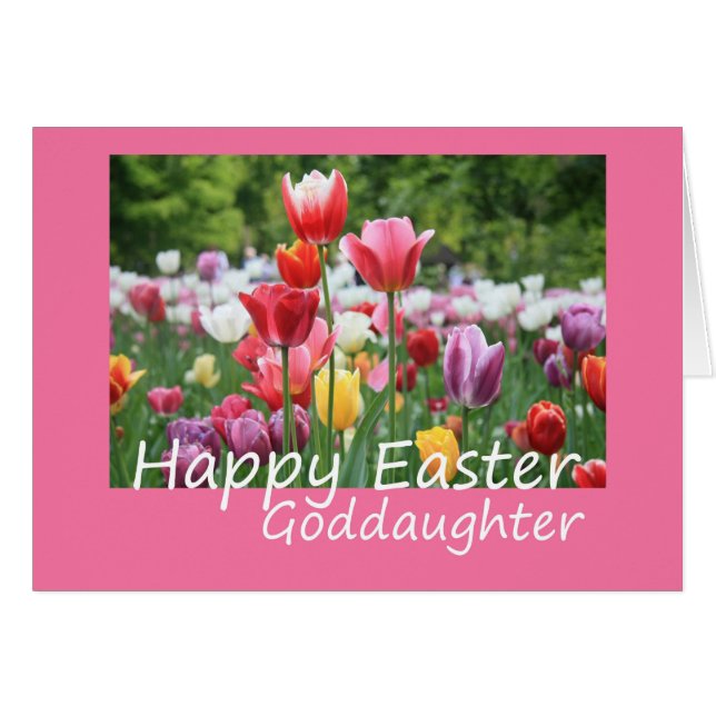 Goddaughter Happy Easter Cards (Front Horizontal)