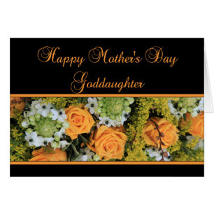 Goddaughter  Happy Mother's Day rose card