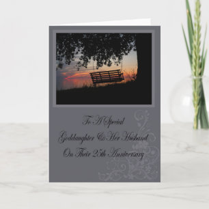 Goddaughter & Her Husband 25th Anniversary Card