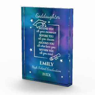 Goddaughter High School Graduation Name Year Acrylic Award