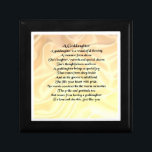 Goddaughter Poem  Box,  Cream Design Gift Box<br><div class="desc">A great gift for a special goddaughter</div>