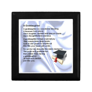 Goddaughter Poem  Keepsake Box  -  Graduation