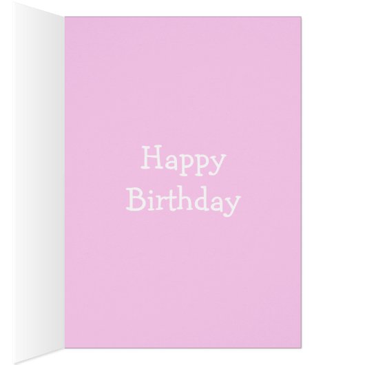 Goddaughter spring girl birds birthday age card (Inside (Right))
