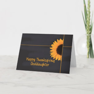 Goddaughter  Thanksgiving Card
