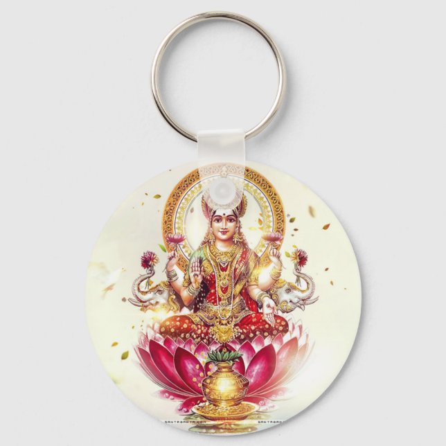 GODDES LAKSHMI 04SEP 2014.jpg Keychain (Front)
