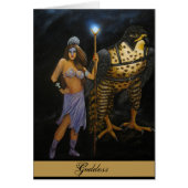 Goddess Acrylic Painting Card (Front)