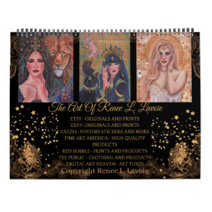 Goddess artwork by Renee L. Lavoie Calendar