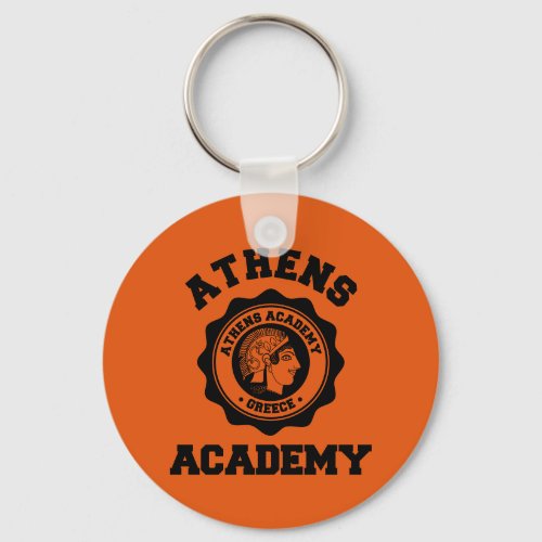 Goddess Athena _ Athens Academy Seal Keychain
