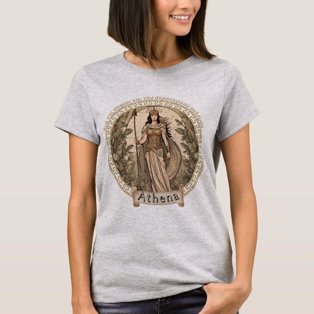Goddess Athena Tee Shirt (Front)