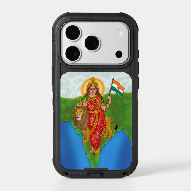 Goddess Bharat Mata Phone Case (Back)