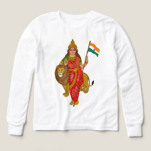 Goddess Bharat Mata T-Shirt Tri-Blend Shirts
