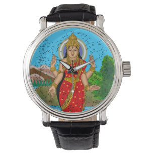 Goddess Bhramari Wall Clock Watch