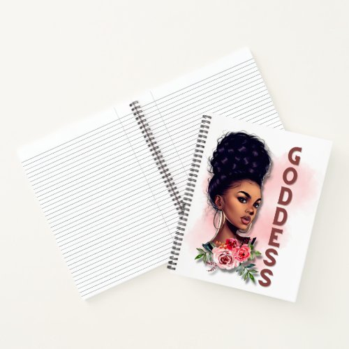 Goddess Black Girl Magic Notebook