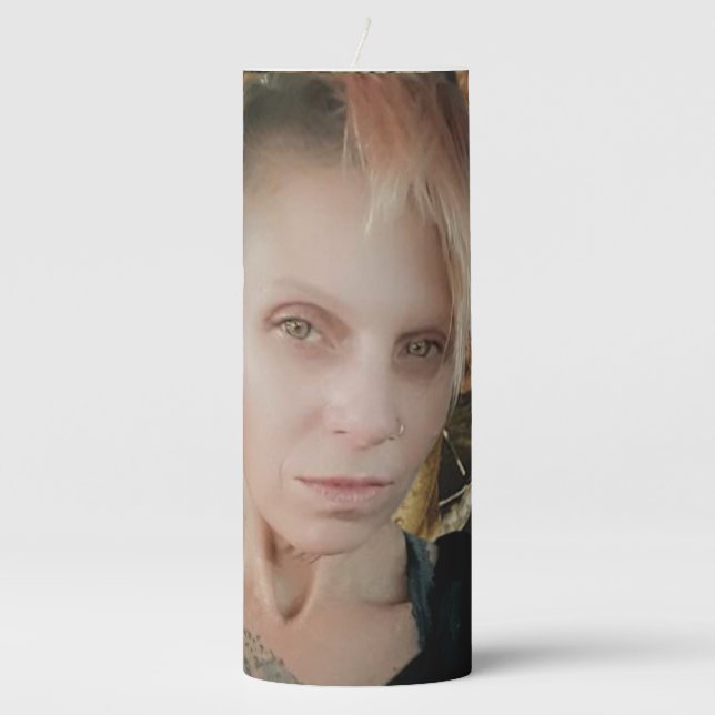 Goddess Bridget Camo Ritual Candle (Front)