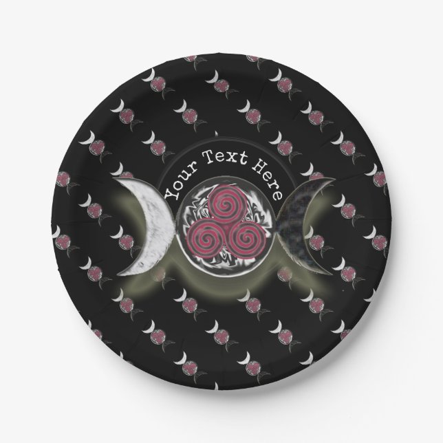 Goddess Calls Paper Plates (Front)